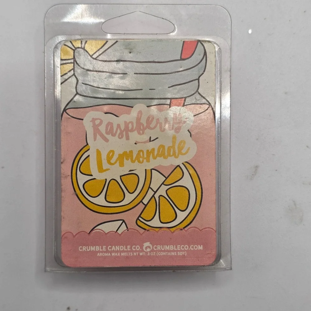 Wax Melts Unisex 3 oz Pink Excellent Raspberry Lemonade Soy Glitter Crumble‎ Co